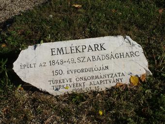 1848-as emlkpark, Trkeve. Fot: Ksa Kroly, 2006.10.09.